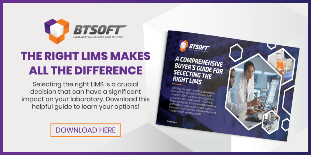 The right lims makes all the difference. 
Selecting the right LIMS is a crucial decision that can have a significant impact on your laboratory. Download this helpful guide to learn your options!
Download here