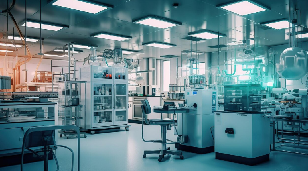 a modern laboratory setting