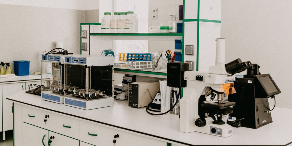 lab with equipment and instruments