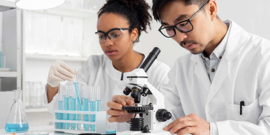 two lab works performing tests for 
TNI Standards