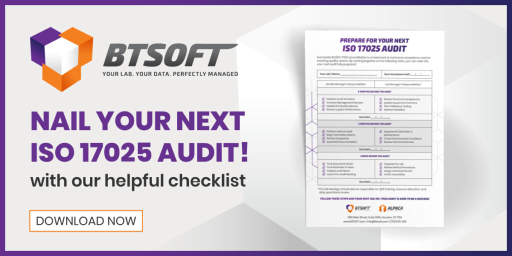 Nail Your Next ISO 17025 Audit! with our helpful checklist [Download Now]